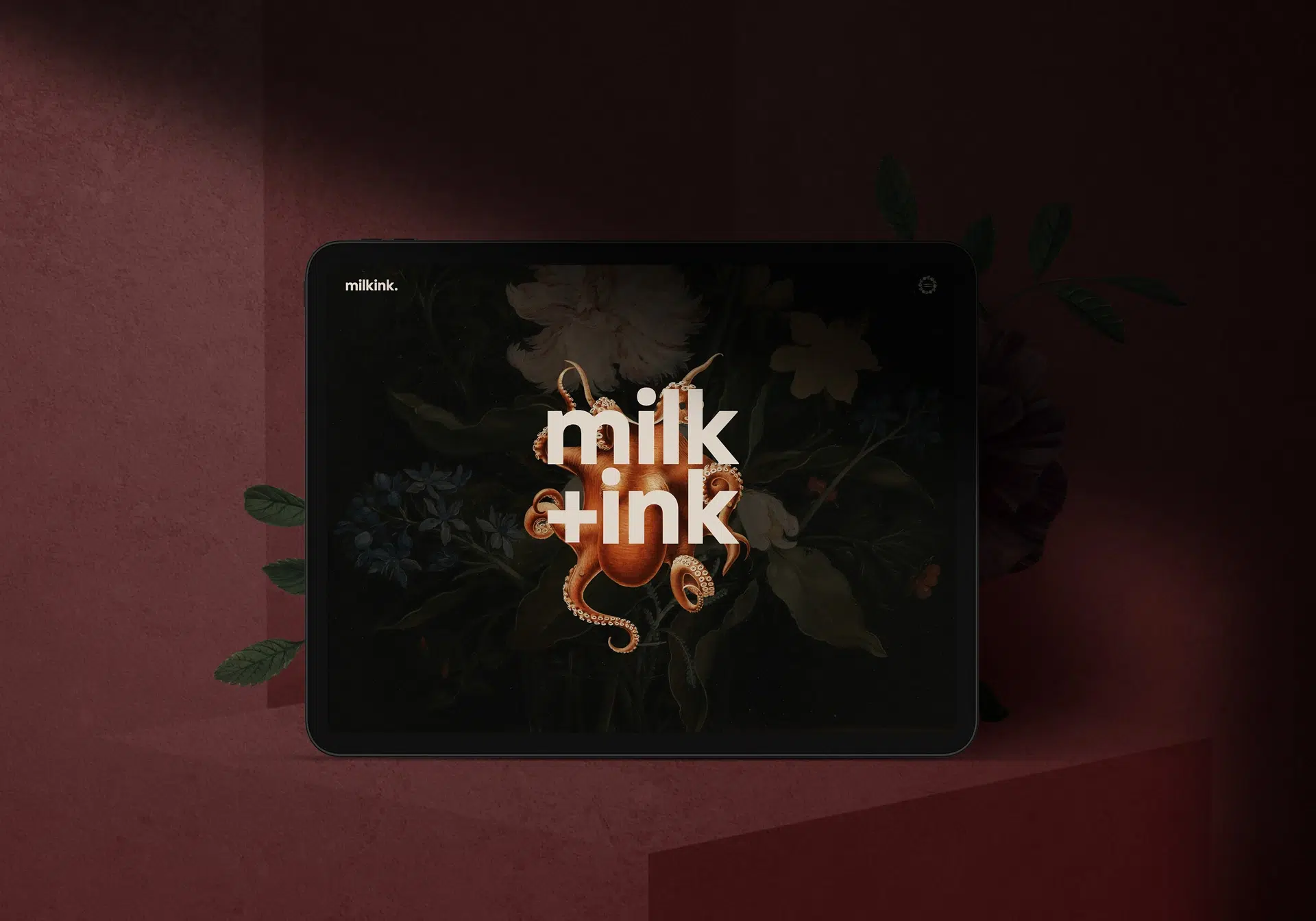 Visual identity for Milkink Studio, featuring bold typography, surreal compositions, and a soft, tactile color palette that reflects the studio’s multidisciplinary approach to art direction and design.